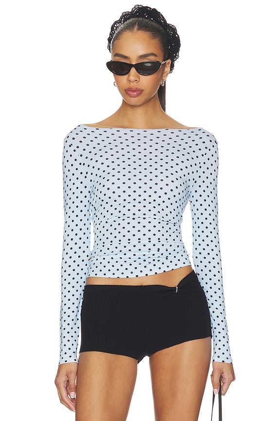 view 1 of 5 Amélia Top in Blue