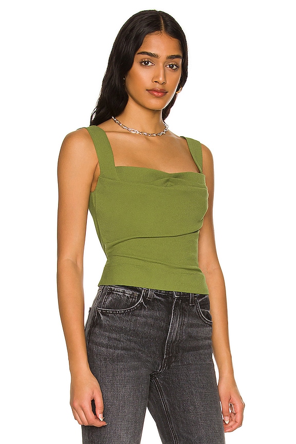 view 2 of 4 Imogene Corset in Olive Green