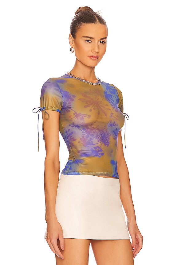 view 2 of 4 x Paloma Elsesser Tie Tee in Mudd