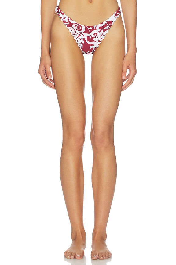 view 1 of 4 BAS DE MAILLOT DE BAIN RIO BIKINI in Red Hawaiian