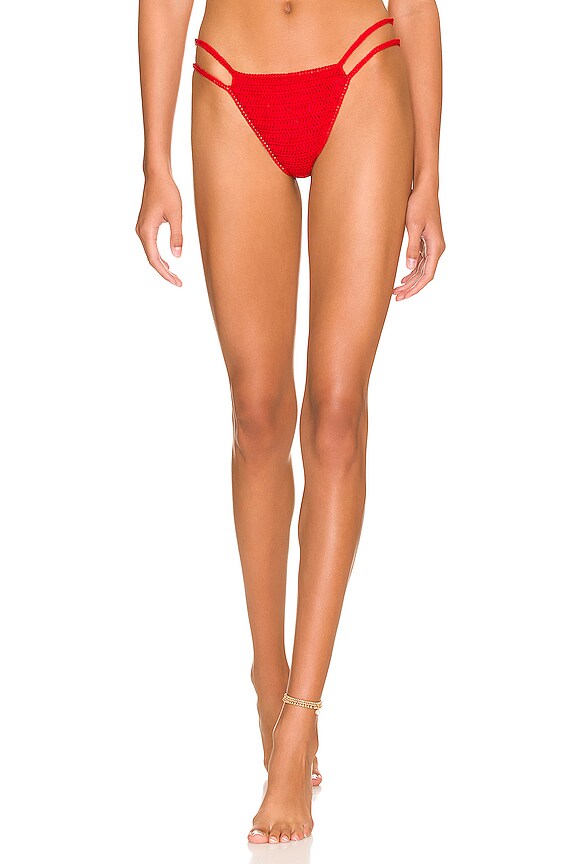 view 1 of 4 Lili Bikini Bottom in Cerise