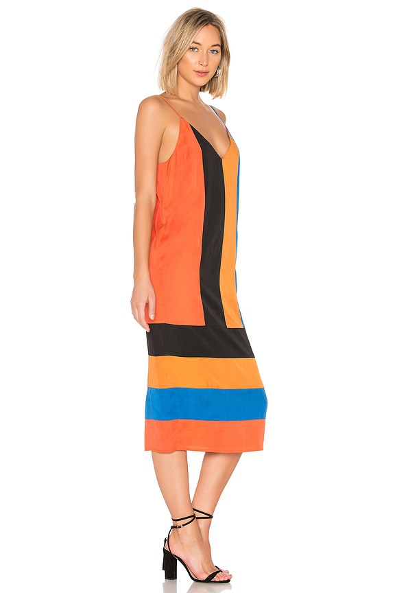 view 2 of 3 Tallulah Dress in Domino Colorblock