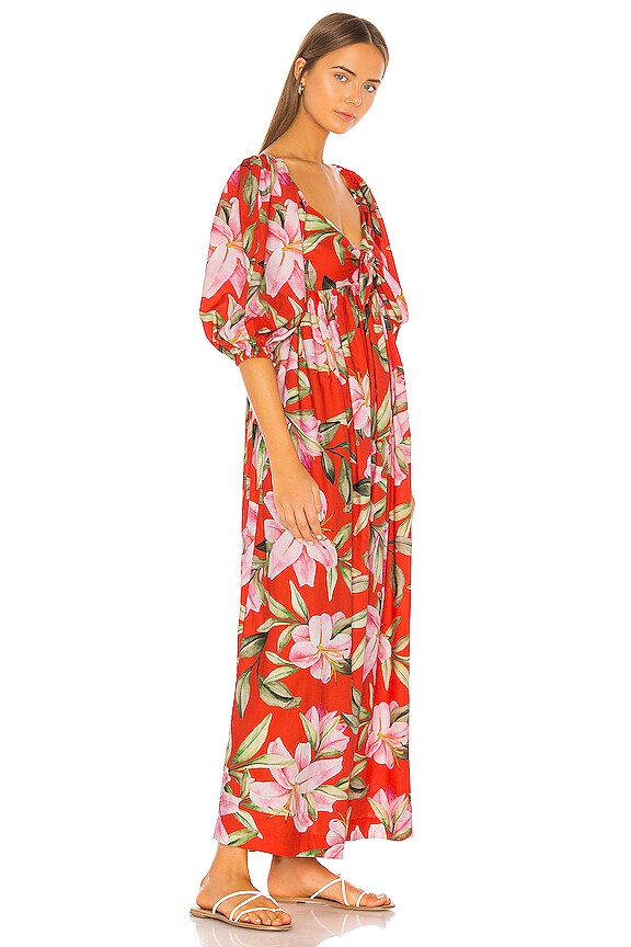 view 2 of 4 Violet Dress in Red Multi