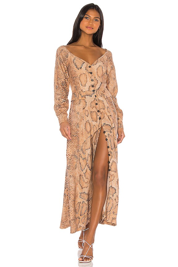 view 1 of 3 Silvana Dress in Sand Multi
