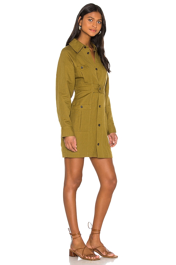 view 2 of 3 Ino Dress in Olive
