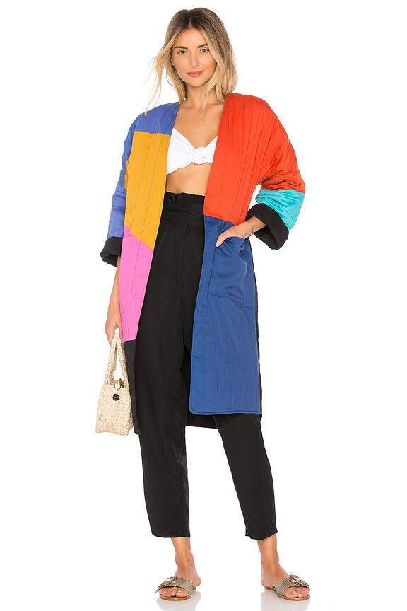 view 1 of 3 Temple Coat in Rainbow Multi