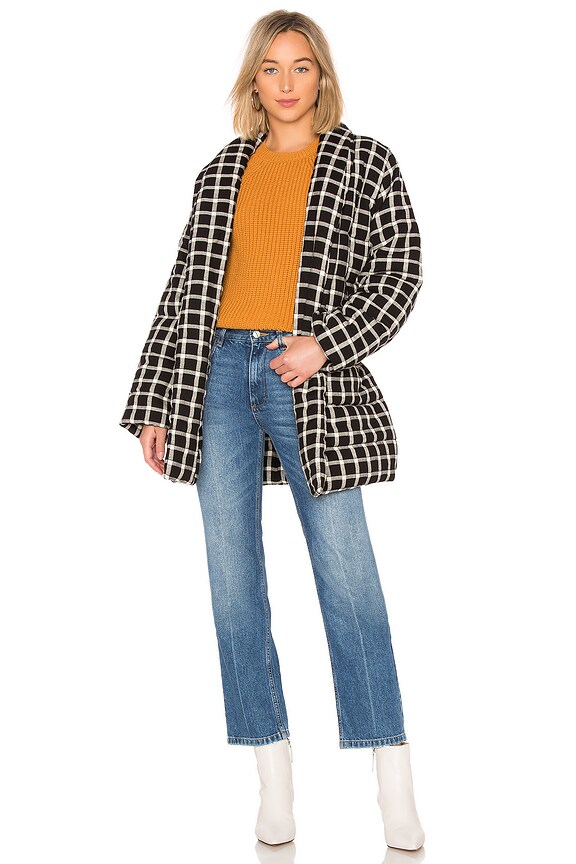 view 2 of 4 Willa Coat in Windowpane Plaid