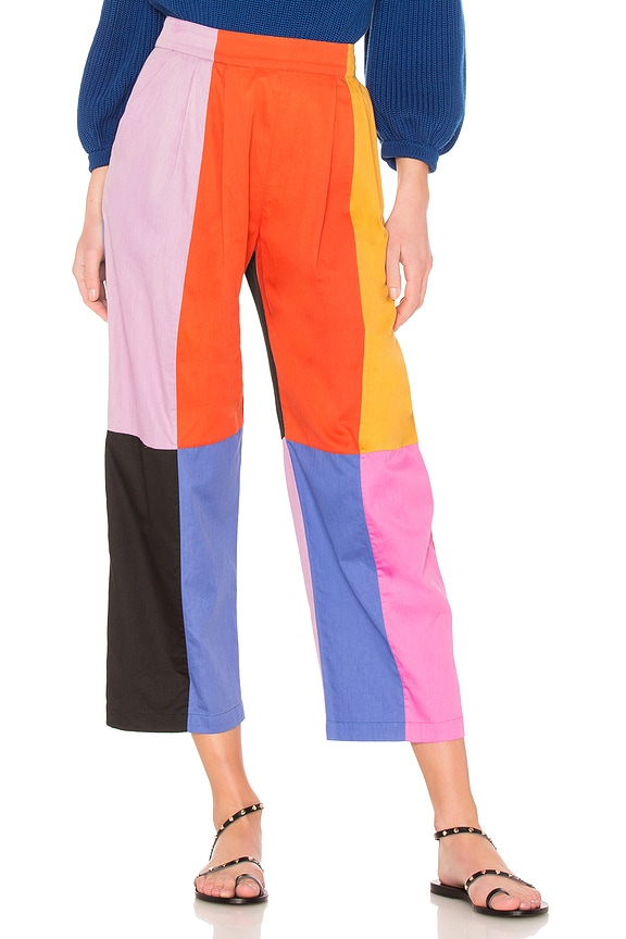view 1 of 4 Audre Pant in Rainbow Multi