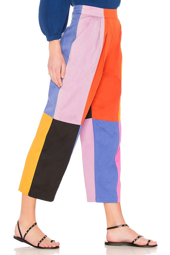 view 2 of 4 Audre Pant in Rainbow Multi
