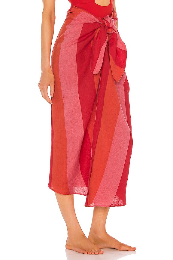 view 2 of 4 Izzi Skirt in Red Multi