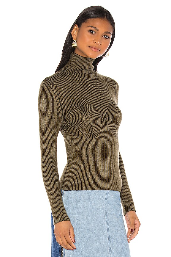 view 2 of 4 ТОП MIDA in Black & Olive