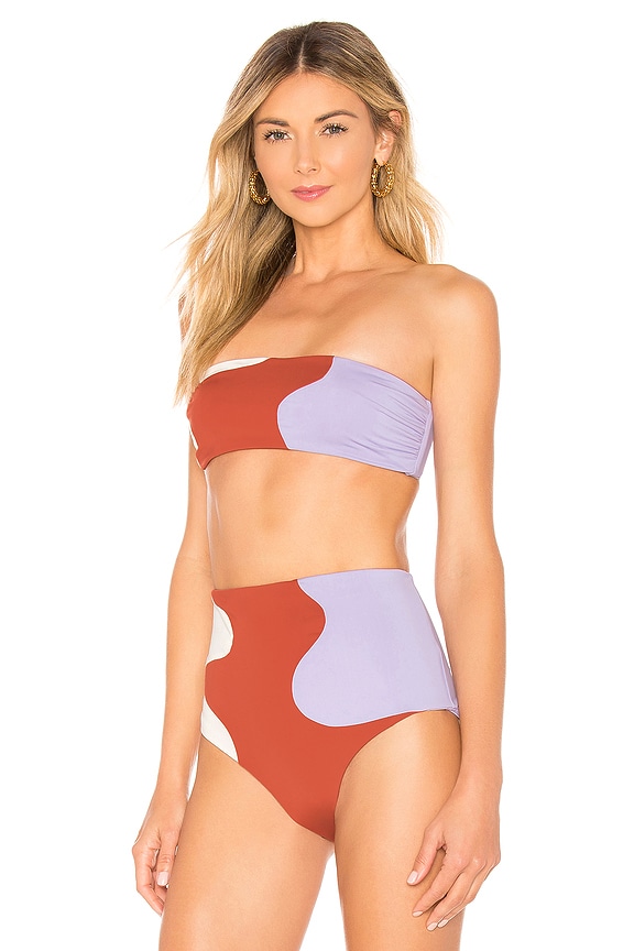 view 2 of 4 Abigail Bikini Top in Lilac Multi