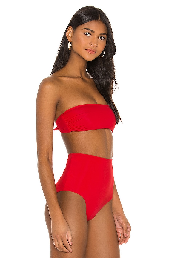 view 2 of 4 Abigail Bikini Top in Red Coat