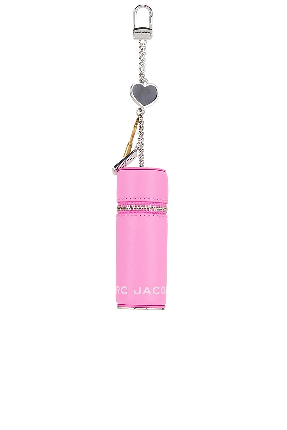 view 2 of 4 The Lipstick Case Charm in Bow Pink