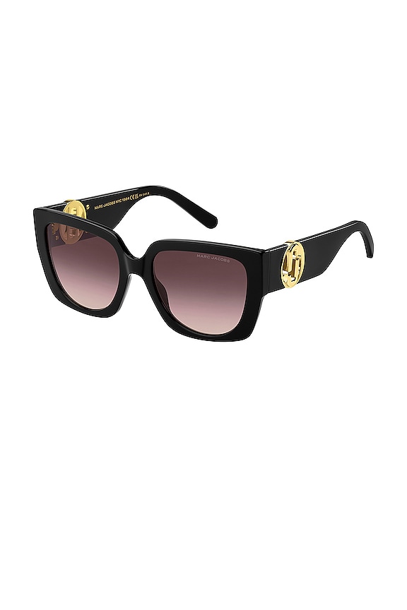 view 2 of 3 SQUARE 선글라스 in Black