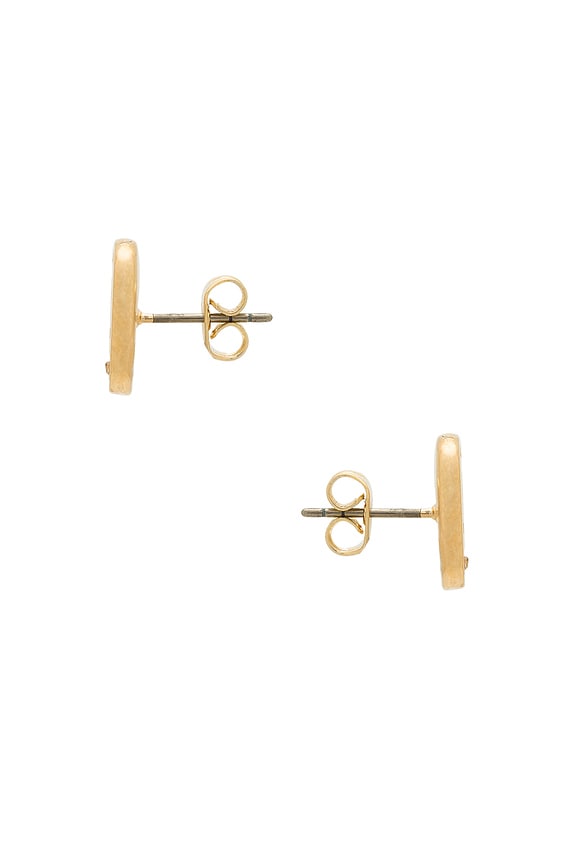 view 2 of 2 Stud Earrings in Black & Gold