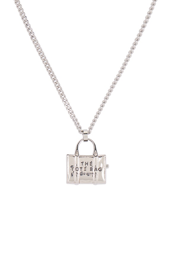 view 2 of 2 COLLAR TOTE BAG in Light Antique Silver