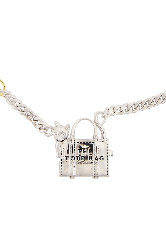 view 2 of 3 Cats Out Of The Bag Necklace in Silver