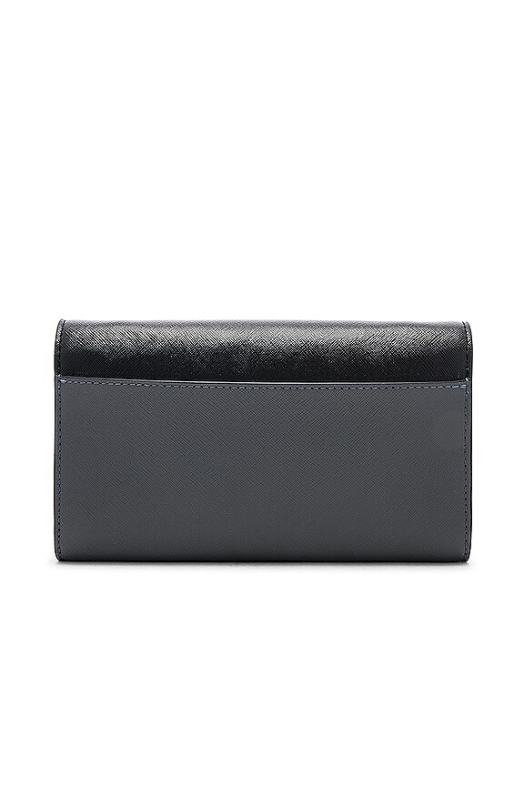 view 2 of 6 BANDOLERA WALLET ON CHAIN in Black Multi