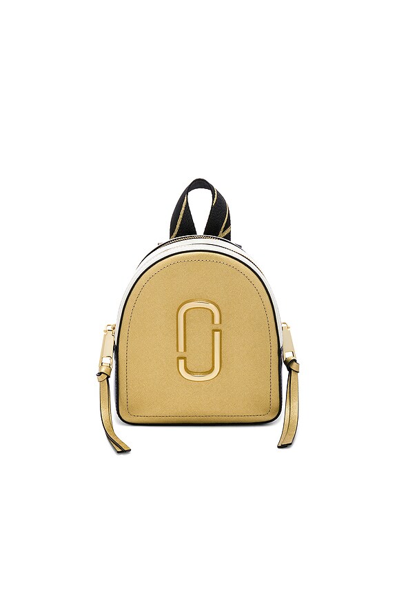 view 1 of 5 Mini Pack Shot Backpack in Gold Multi