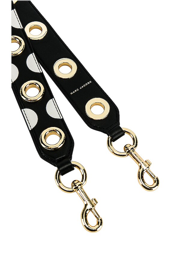 view 2 of 2 Polka Dot Shoulder Strap in Black Multi