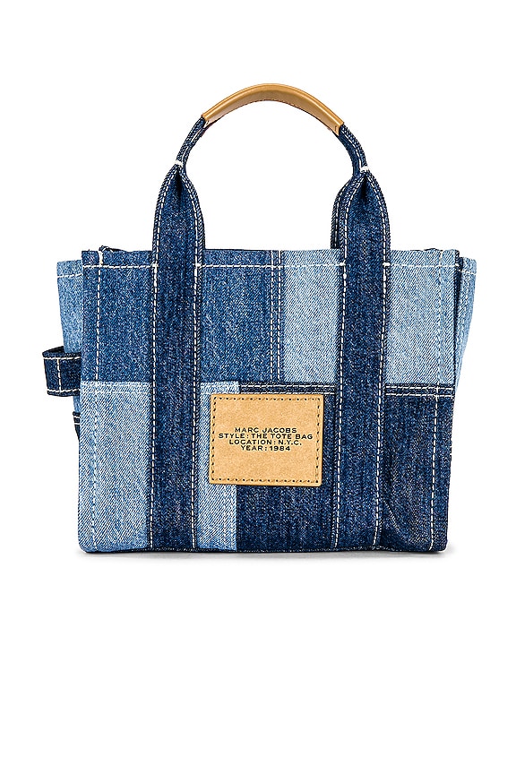 view 2 of 5 The Denim Small Tote Bag in Blue Denim