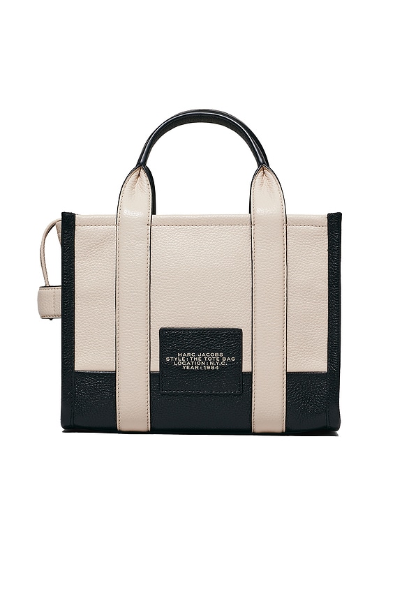 view 2 of 6 The Colorblock Small Tote Bag in Ivory Multi
