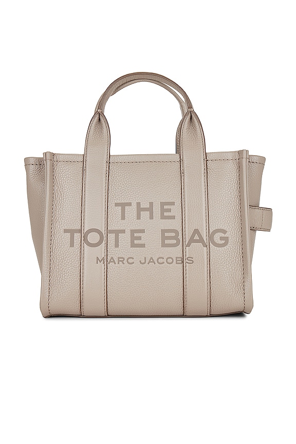 view 2 of 6 The Leather Small Tote Bag in Cement