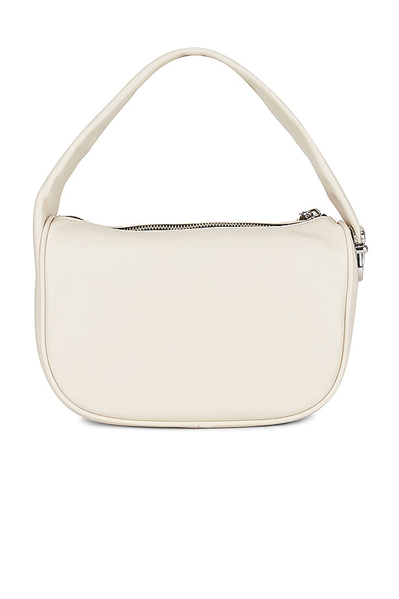 view 2 of 5 The Pushlock Mini Hobo Bag in Cloud White