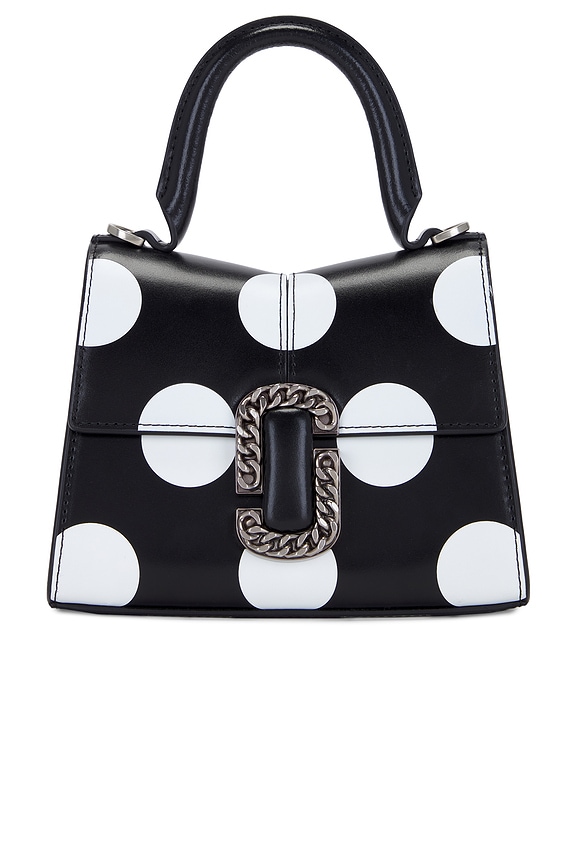view 2 of 5 The St. Marc Mini Top Handle in Black & White