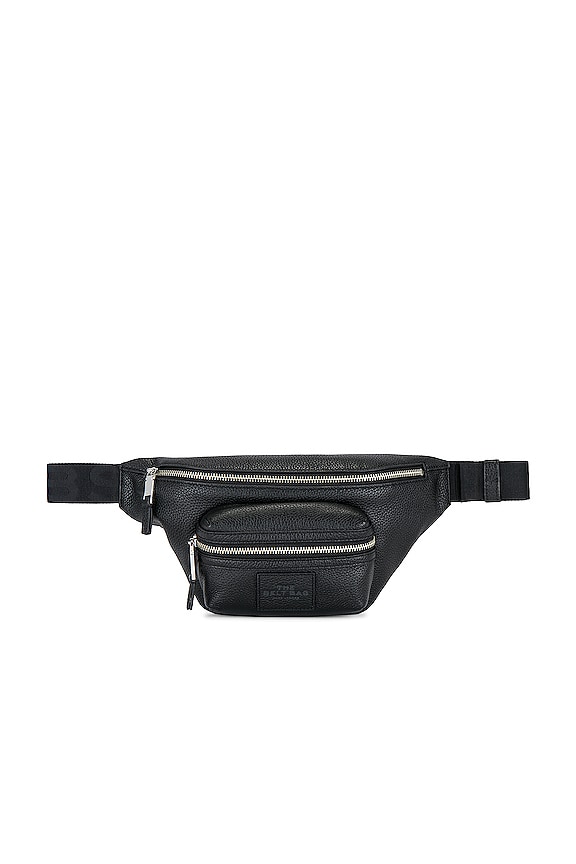 view 2 of 6 The Leather Belt Bag in Black
