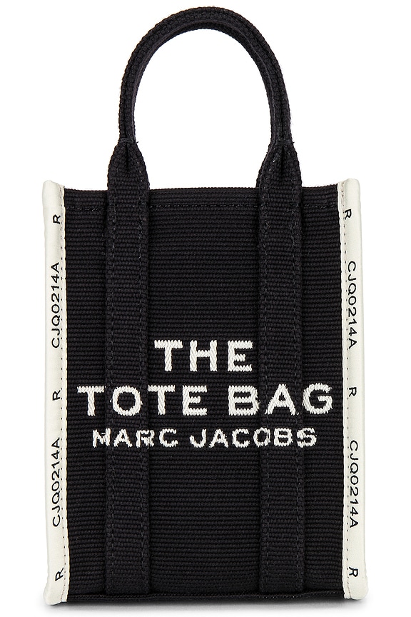 view 2 of 6 The Jacquard Crossbody Tote Bag in Black