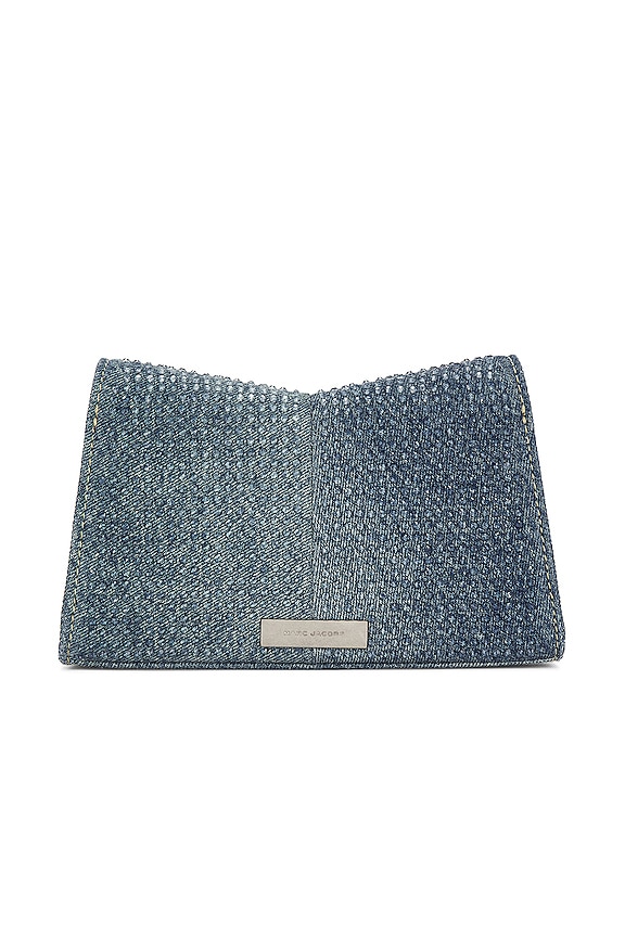 view 2 of 5 The Denim St. Marc Chain Wallet in Light Blue Crystal