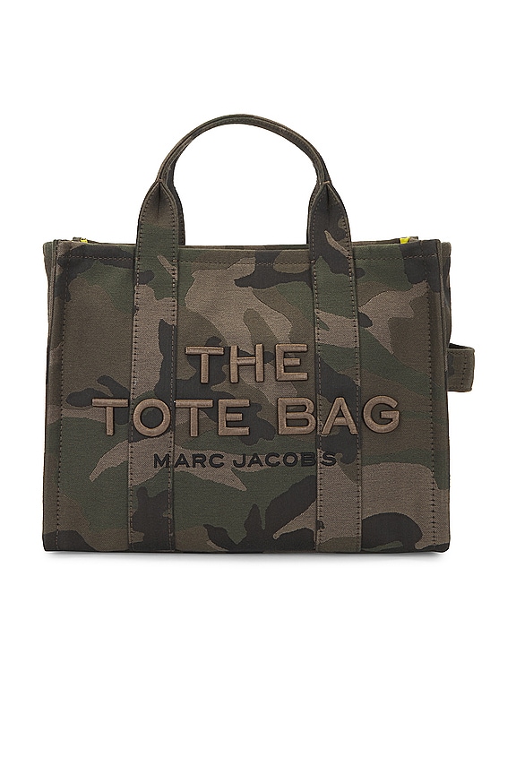view 2 of 6 The Camo Jacquard Medium Tote Bag in Camo Multi