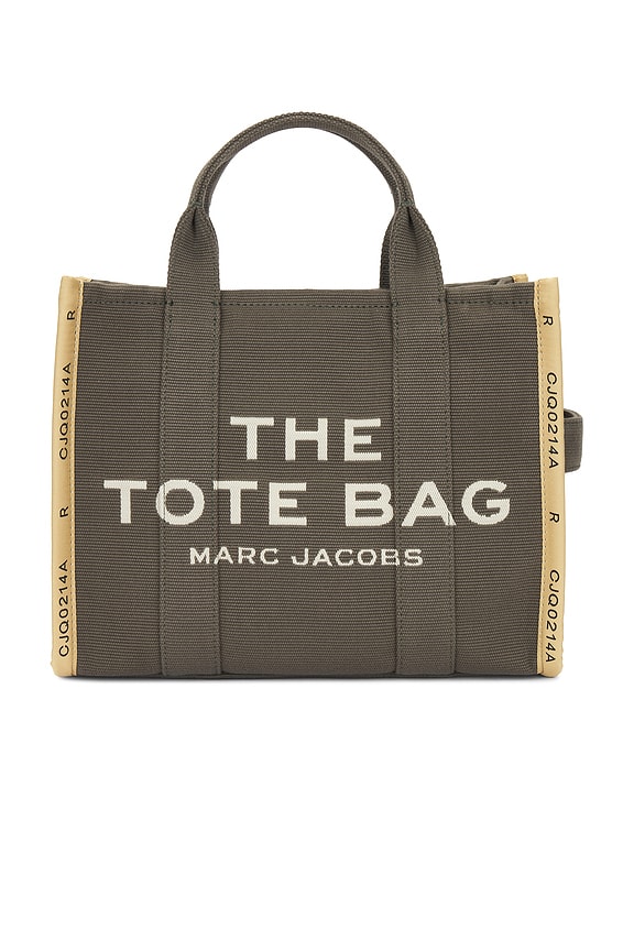 view 2 of 6 The Jacquard Medium Tote Bag in Bronze Green