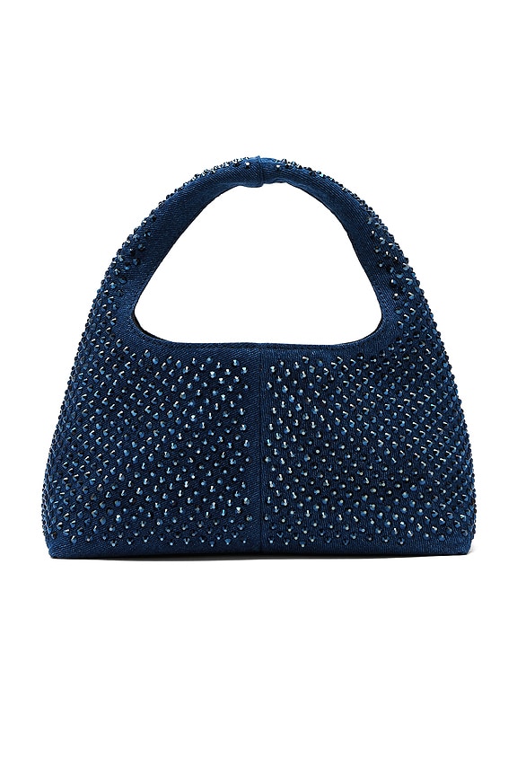 view 2 of 5 The Mini Sack in Dark Wash Crystal