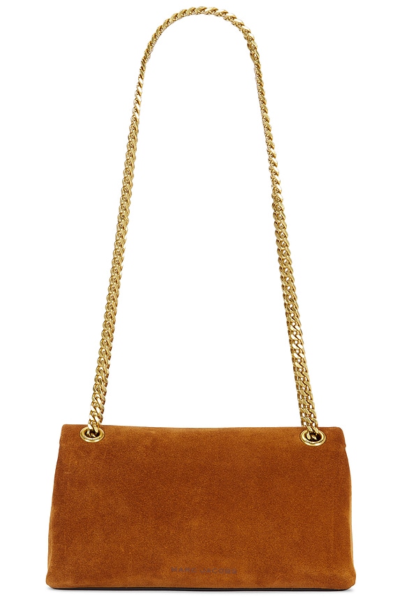 view 2 of 5 The Suede Dual Chain Mini Bag in Copper