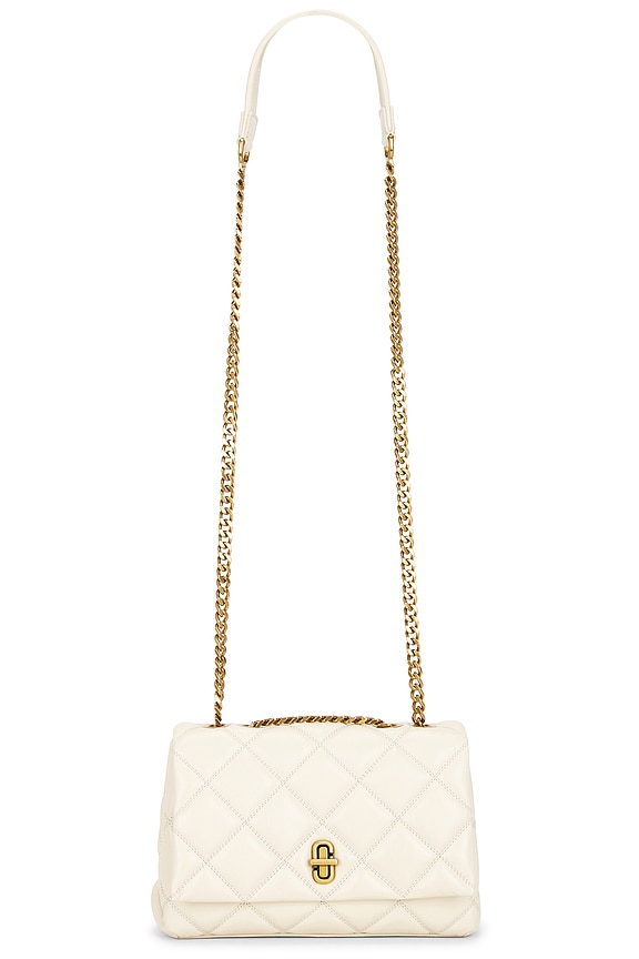 view 1 of 5 The Slim Dual Chain Shoulder in Cloud White