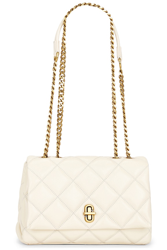 view 2 of 5 The Slim Dual Chain Shoulder in Cloud White