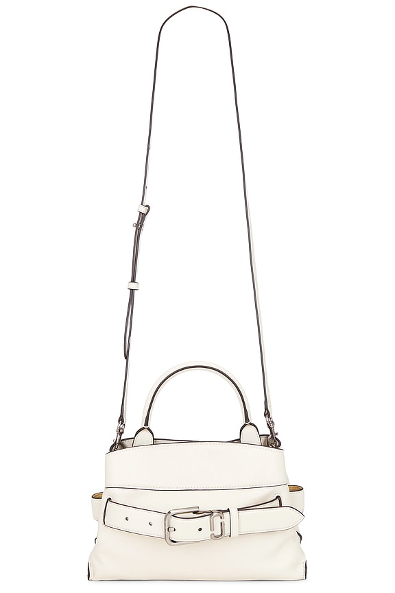 view 1 of 5 The Small Satchel in Cloud White