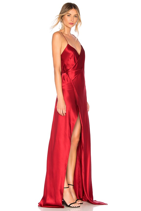 view 2 of 3 VESTIDO LARGO in Blood