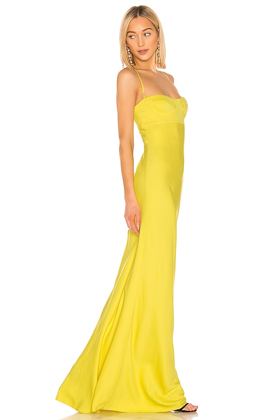 view 2 of 3 Bustier Gown in Lemon
