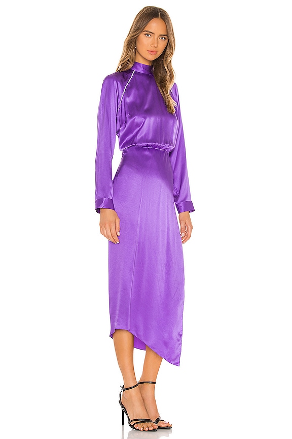 view 2 of 4 Raglan Dress With Crystal in Grape