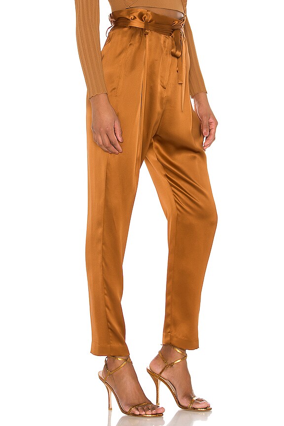 view 2 of 4 PANTALÓN PAPERBAG in Copper