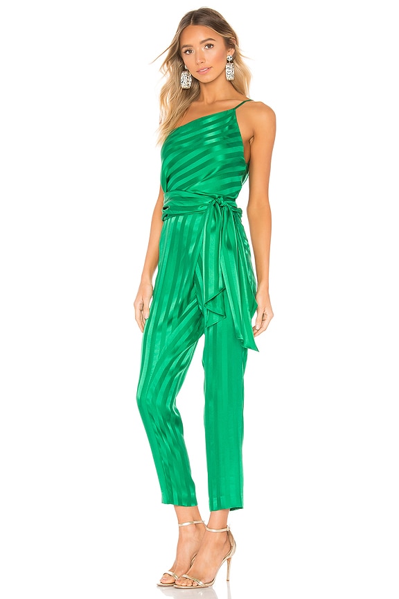 view 2 of 3 One Shoulder Top in Green