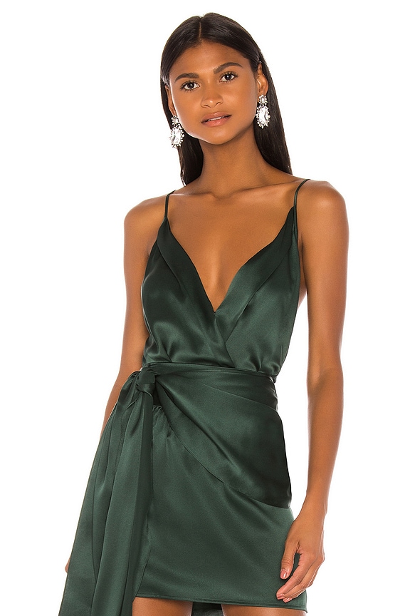 view 1 of 5 Cami Wrap Bodysuit in Bottle