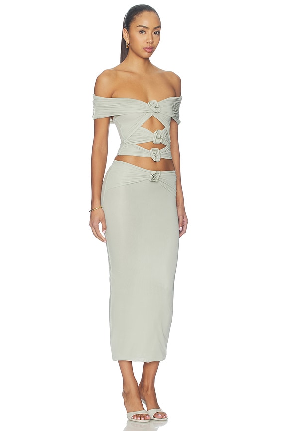 view 2 of 4 Sombra Dress in Sage