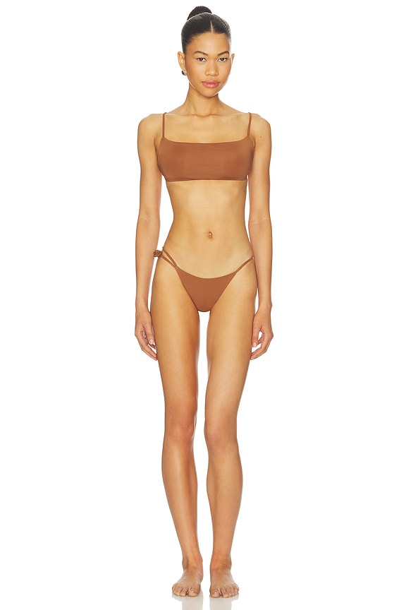 view 1 of 4 MELO 수영복 in Cocoa Brown