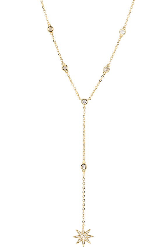 view 2 of 2 Starburst Lariat in Gold