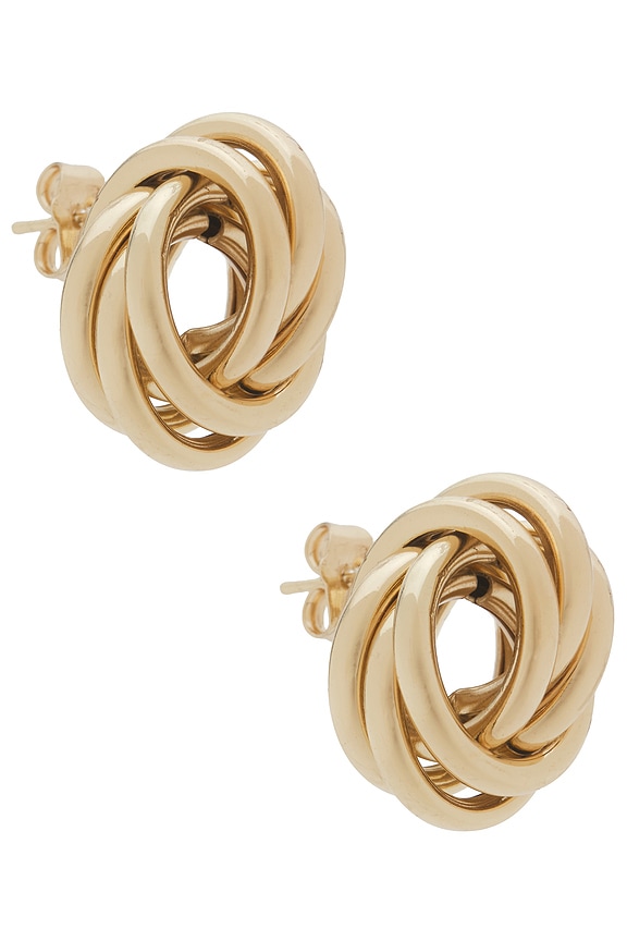 view 1 of 3 CLOUS D'OREILLES MILAN in Gold